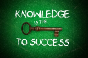 Image of Key saying "Knowledge is the key to Success"